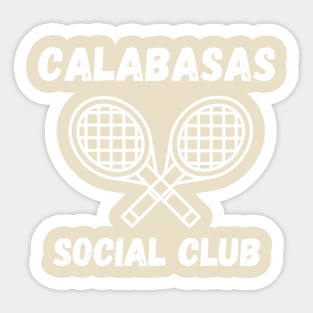 Calabasas Social Club Sticker